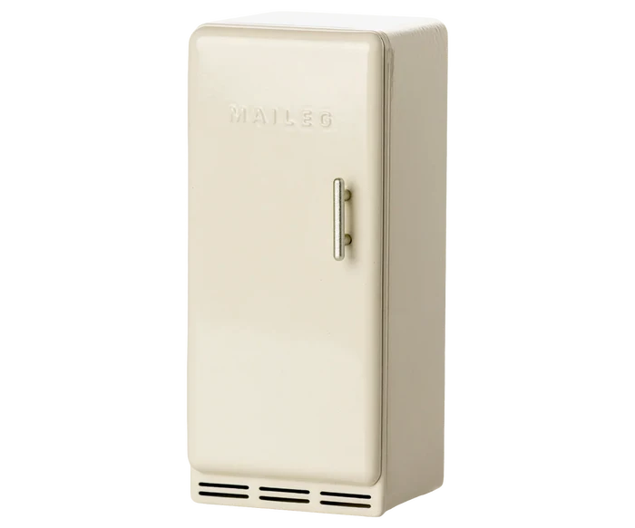 Maileg Metal Fridge, Mouse - Off White