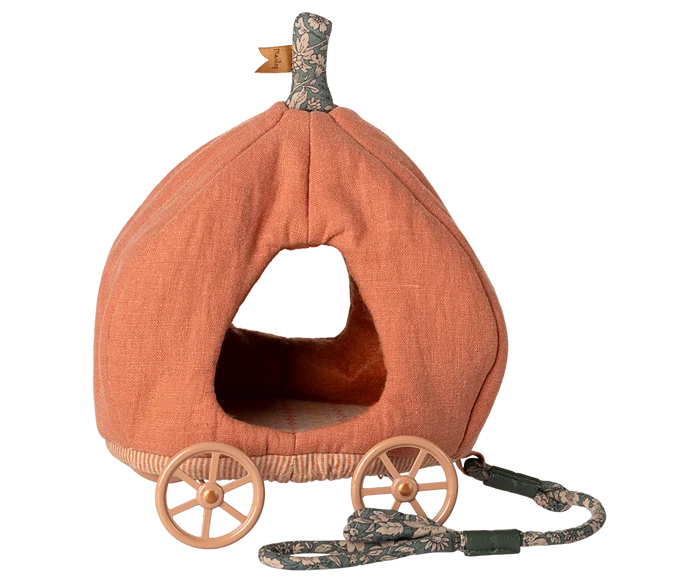 Maileg Pumpkin Carriage, Mouse