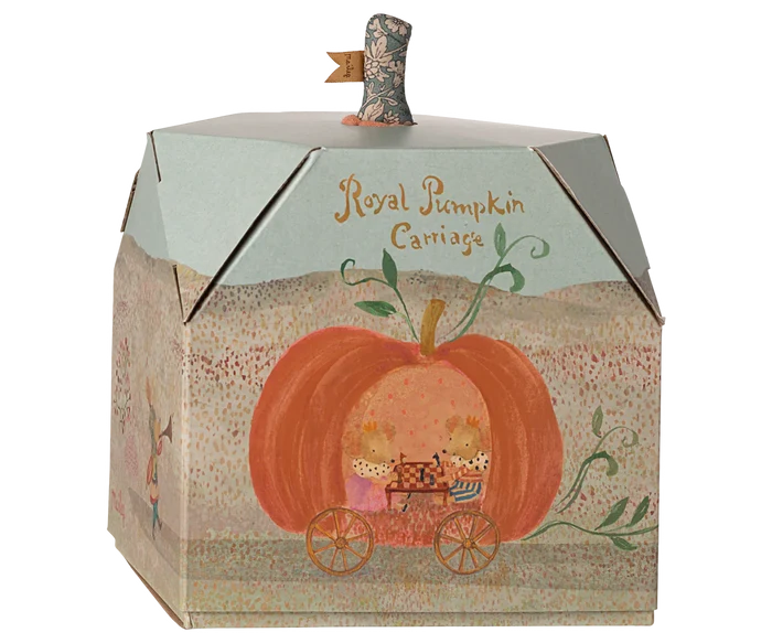 Maileg Pumpkin Carriage, Mouse