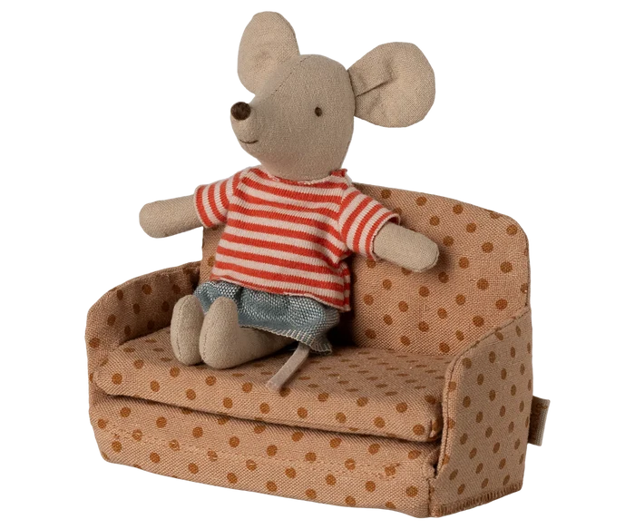 Maileg Sofa Bed, Mouse - Dots
