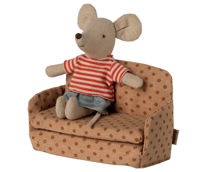 Maileg Sofa Bed, Mouse - Dots