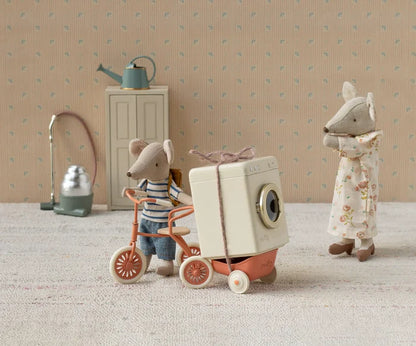 Maileg Tricycle Mouse, Big Brother with Bag - Multiple Options