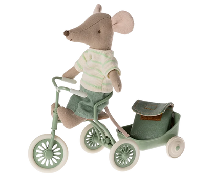 Maileg Tricycle Mouse, Big Brother with Bag - Multiple Options