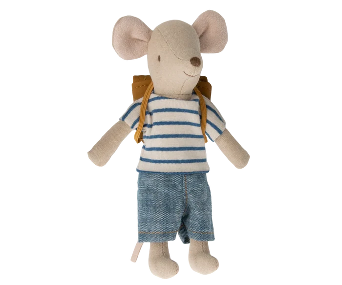Maileg Tricycle Mouse, Big Brother with Bag - Multiple Options