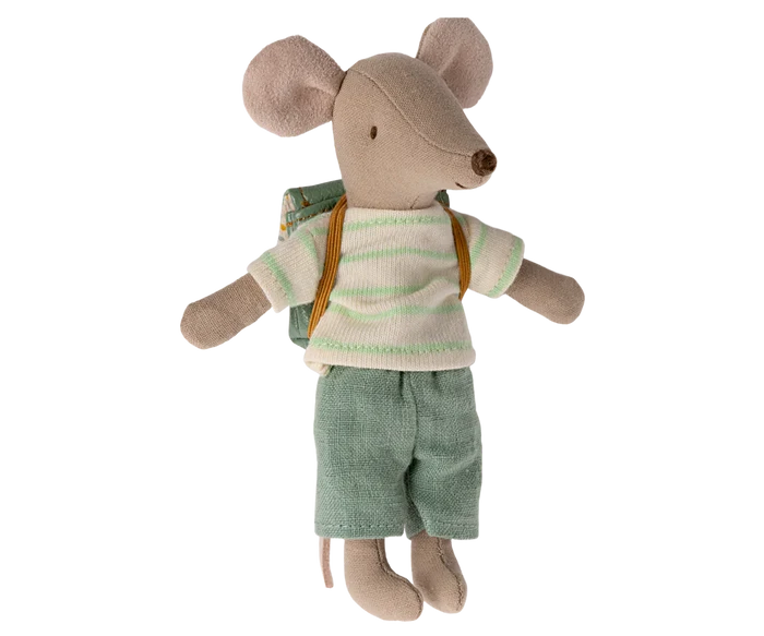 Maileg Tricycle Mouse, Big Brother with Bag - Multiple Options
