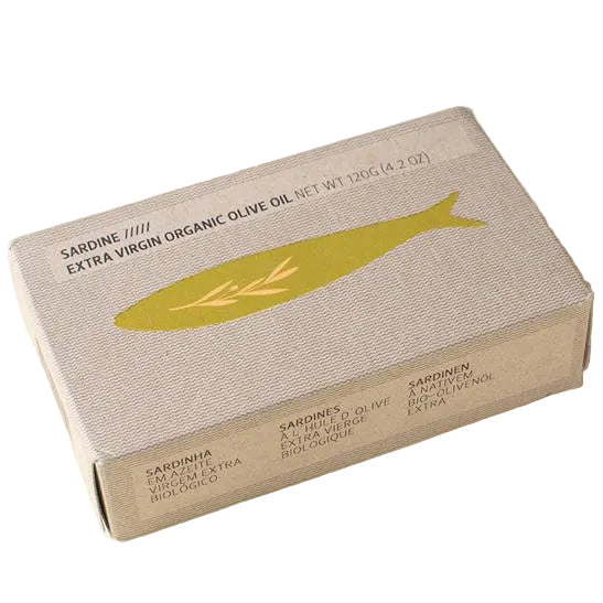 Maria Organic, Sardines in Extra Virgin Olive Oil 120g