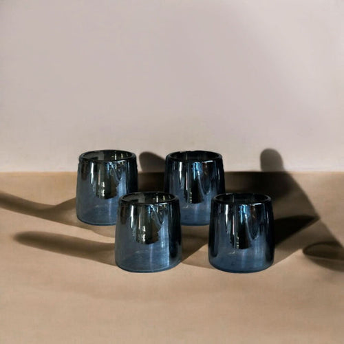 Mario Short Smoke Luster Glass (Set of 4) - Cultheir