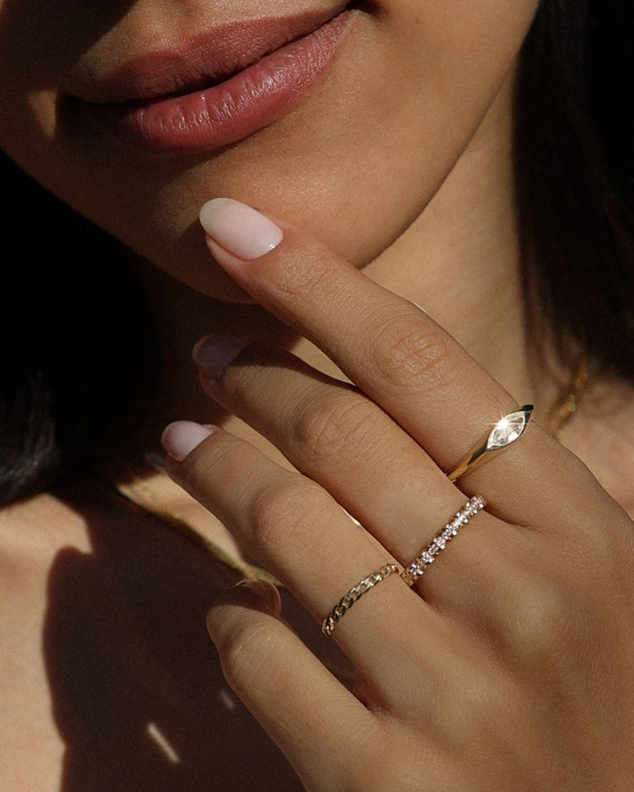Marquise Signet Ring