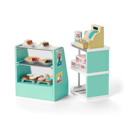 Maryellen’s™ Seaside Diner Bakery Case for 18-inch Dolls (Historical Characters)