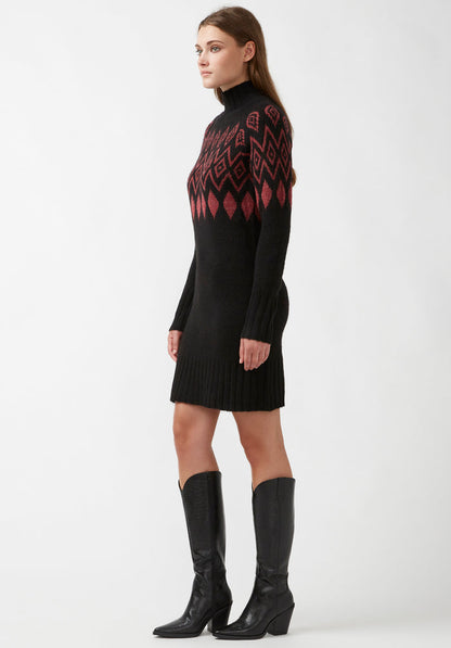Buffalo Dresses Black Knit Casual Dresses Easy-Wear Silhouette Easy-Care Styling
