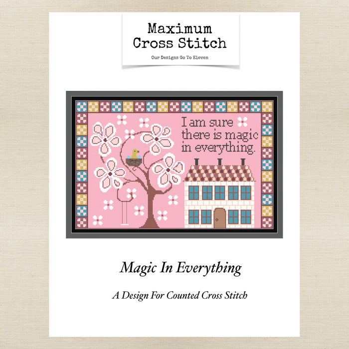 Maximum Cross Stitch - Magic in Everything - Booklet Chart and/or Roxy Floss Pack