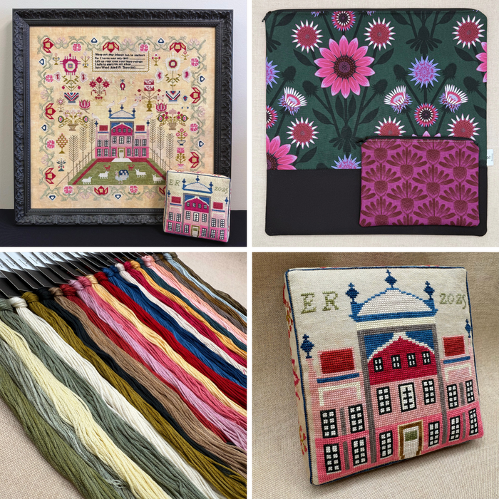 Maximum Cross Stitch, Evertote, and Roxy Floss Co - Jane Wood 1853 IH (Sampler September 2025)- Full Kit