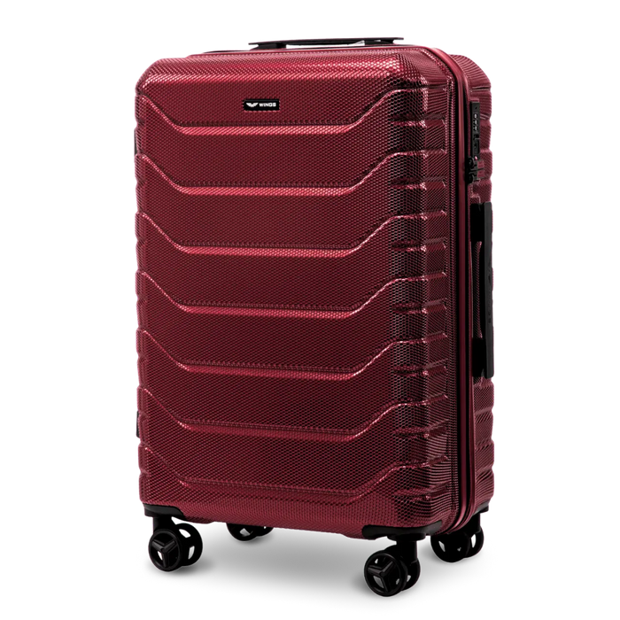 Walizka średnia Wings CRAKE 24" WINE RED CRAKE COLLECTION