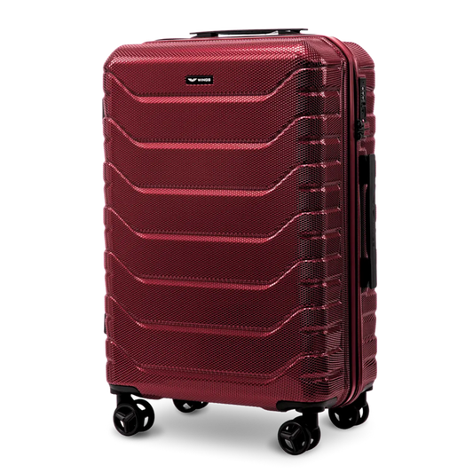 Walizka średnia Wings CRAKE 24" WINE RED CRAKE COLLECTION