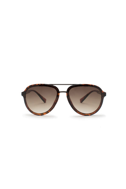Men's Aviator Sunglasses With Dark Tortoise Frame - B0011STOR