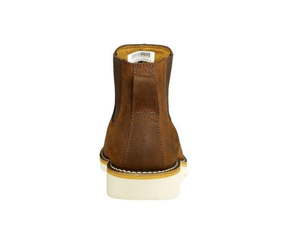 Carhartt wedge Chelsea work boot in brown, final product view