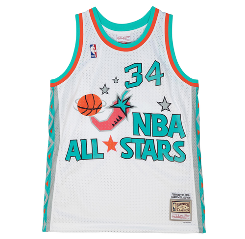 Men's Houston Rockets Mitchell & Ness HWC Hakeem Olajuwon 1996 All-Star Swingman Jersey