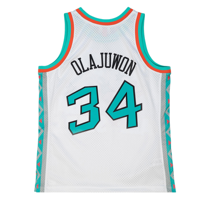 Men's Houston Rockets Mitchell & Ness HWC Hakeem Olajuwon 1996 All-Star Swingman Jersey