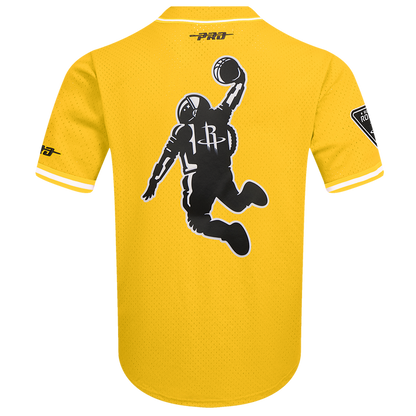 Men's Houston Rockets Pro Standard Baseball Jersey (Yellow)
