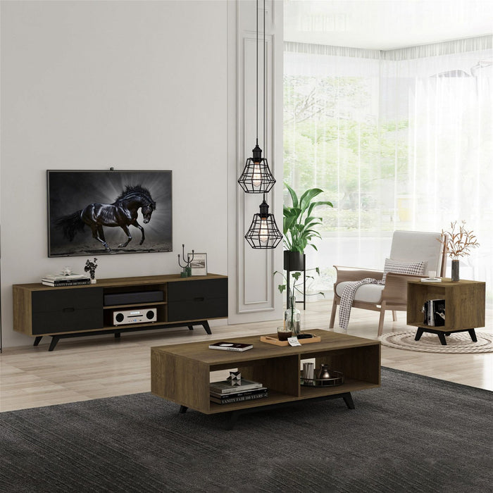 Metro End Table Dark Oak by Tauris™ -Home Living Store - -