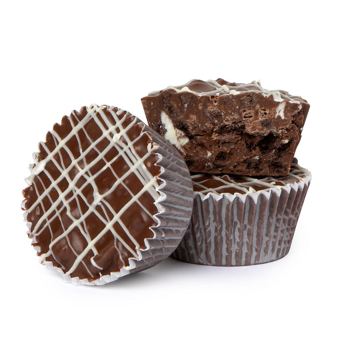 Milk Chocolate Cookies and Creme Cup O Chocolate Candy - 24 Count