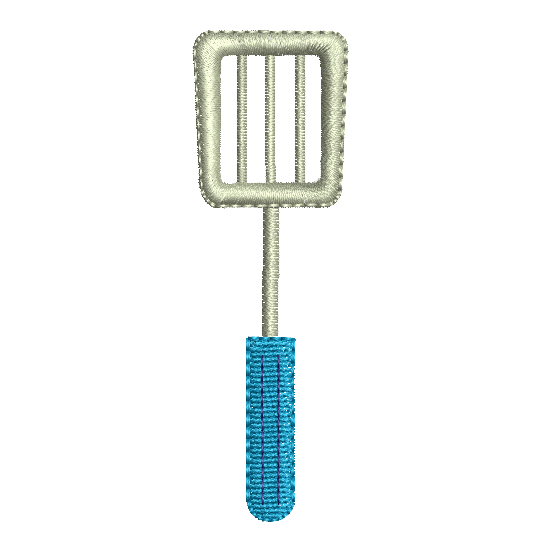 Mini spatula machine embroidery design by embroiderytree.com