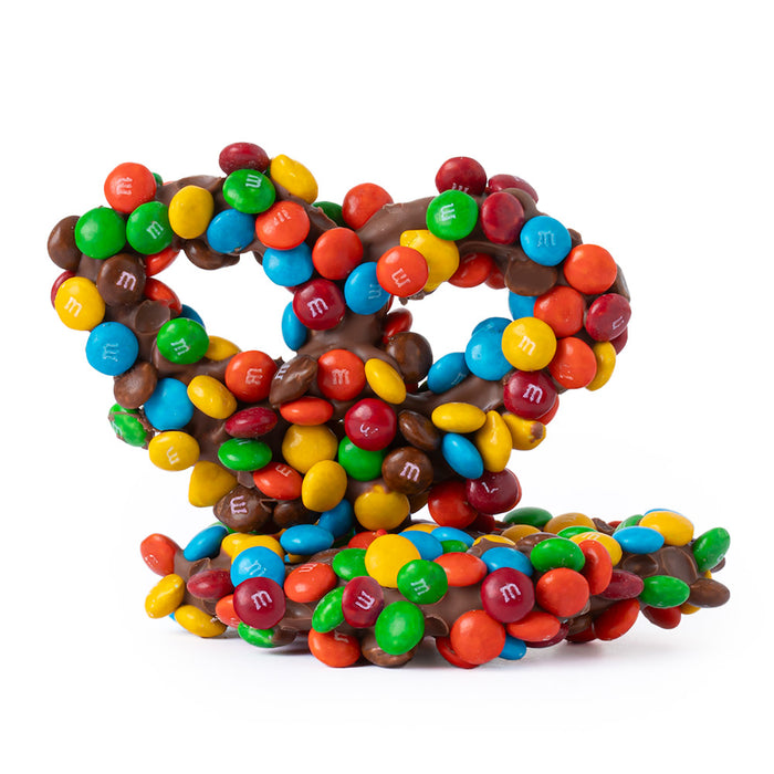 Mini M&M's Premier Milk Chocolate Covered Pretzel Candy - 25 Count