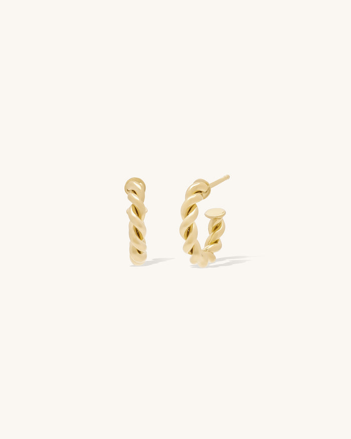 Mini Twist Hoops