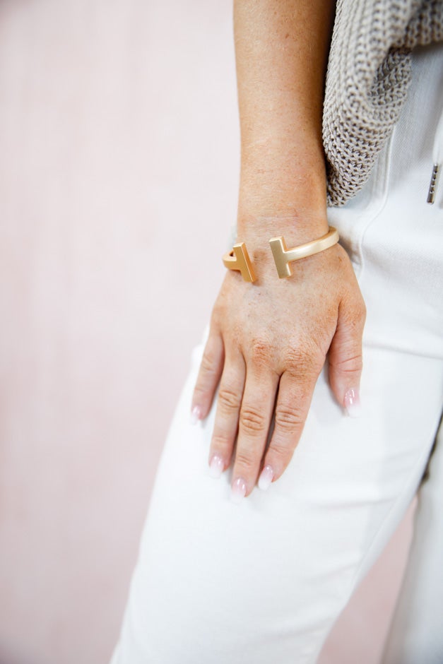 Minimalist Metal Cuff Bracelet