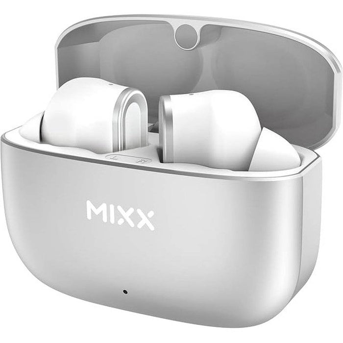 Mixx Streambuds Custom 1 TWS Earphonce Silver White | SBCU-01-SW-363 Mixx Euronics Ireland