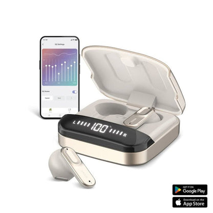 Mixx Streambuds Ultra Hybrids TWS Earphones Champagne | SBUL-HY-CG-376 Mixx Euronics Ireland
