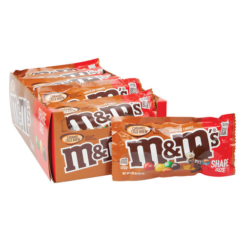 M&M's Share Size Caramel Cold Brew Chocolate Candy Bags - 24 Count