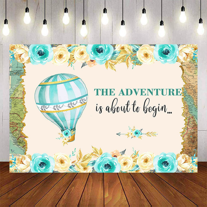 Mocsicka Adventure Awaits Baby Shower Party Back Grounds-Mocsicka Party