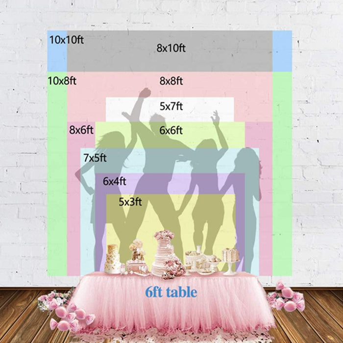 Mocsicka Golden Horse and Flowers Happy Birthday Party Backdrop