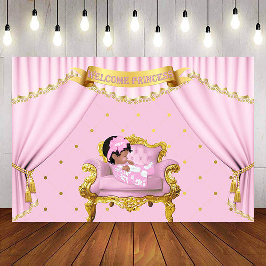 Mocsicka Welcome Princess Baby Shower Party Decoration Props-Mocsicka Party