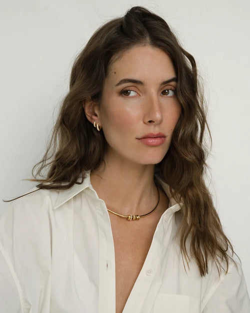 Mod + Jo Corey Pave Hoops - Multiple Options