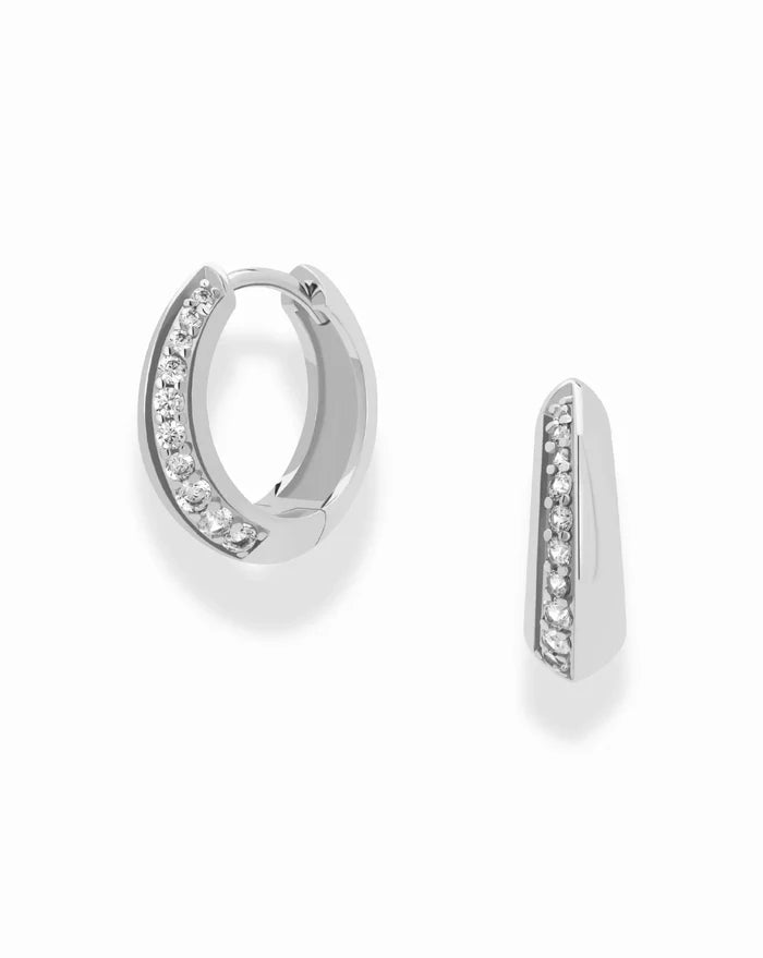 Mod + Jo Corey Pave Hoops - Multiple Options