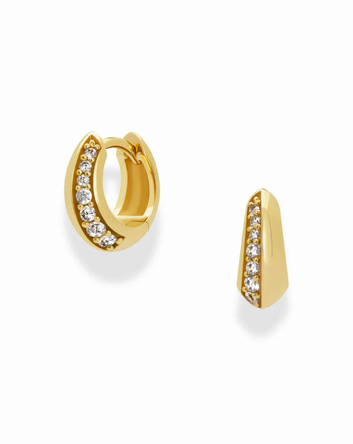 Mod + Jo Corey Pave Hoops - Multiple Options