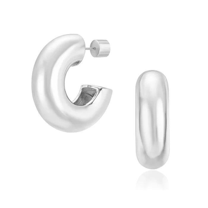 Mod + Jo Grayson Chubby Hoop Earrings - Multiple Options