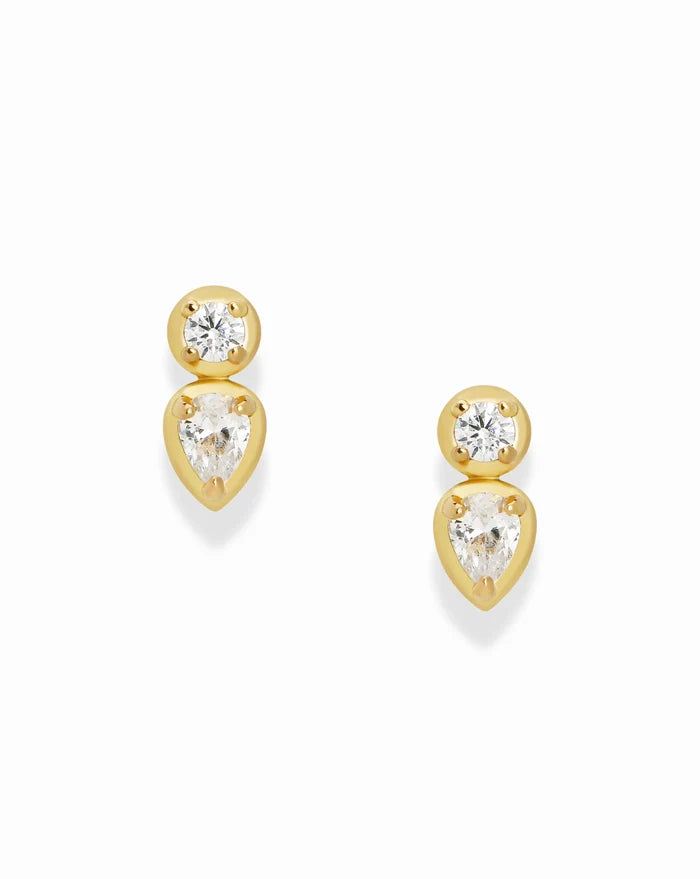 Mod + Jo Raven Stacked Studs