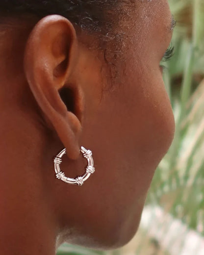 Mod + Jo Sable Notched Hoops - Multiple Options