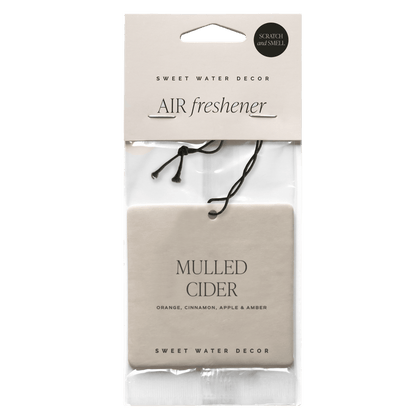 Mulled Cider Hanging Air Freshener - Sweet Water Decor - Air Freshener