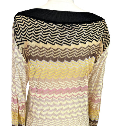 Multicolor Knitted Dress - L