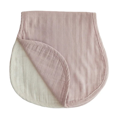 Mushie Organic Cotton Muslin Burp Cloth 2-Pack - Multiple Options