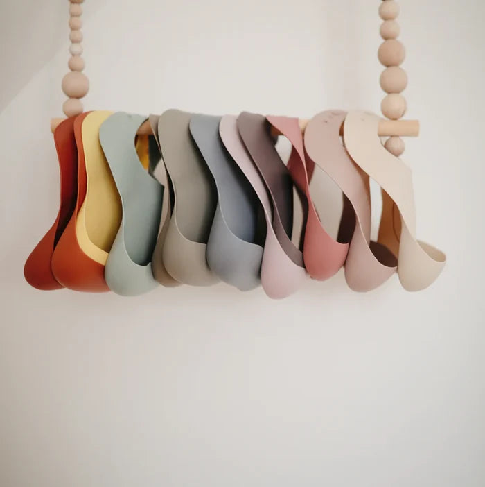 Mushie Silicone Baby Bib - Multiple Options