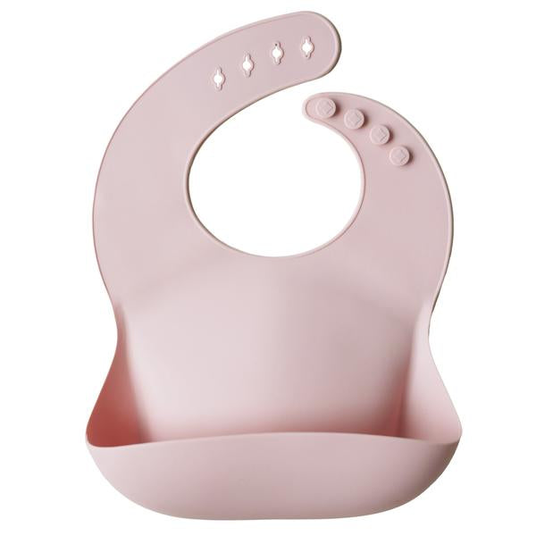 Mushie Silicone Baby Bib - Multiple Options