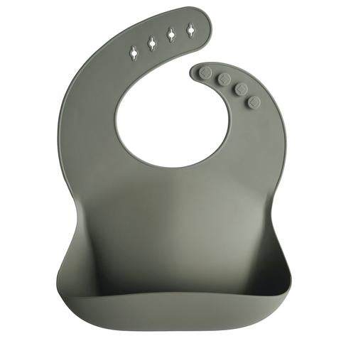 Mushie Silicone Baby Bib - Multiple Options