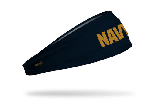 Navy: Wordmark Navy Big Bang Lite Headband - View 1