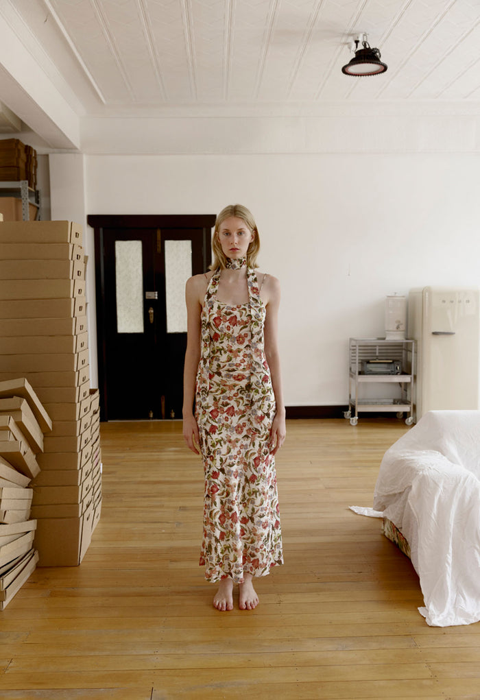 Neck Scarf Giardino Silk