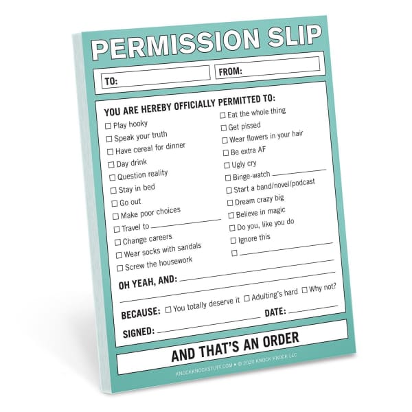 Nifty Notes - Permission Slip - Done